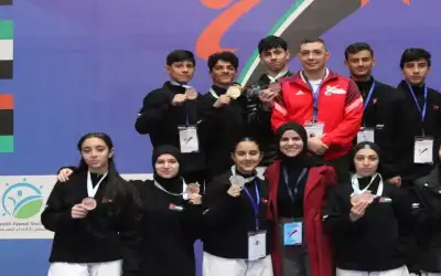 الأردن في المركز الثاني في البطولة