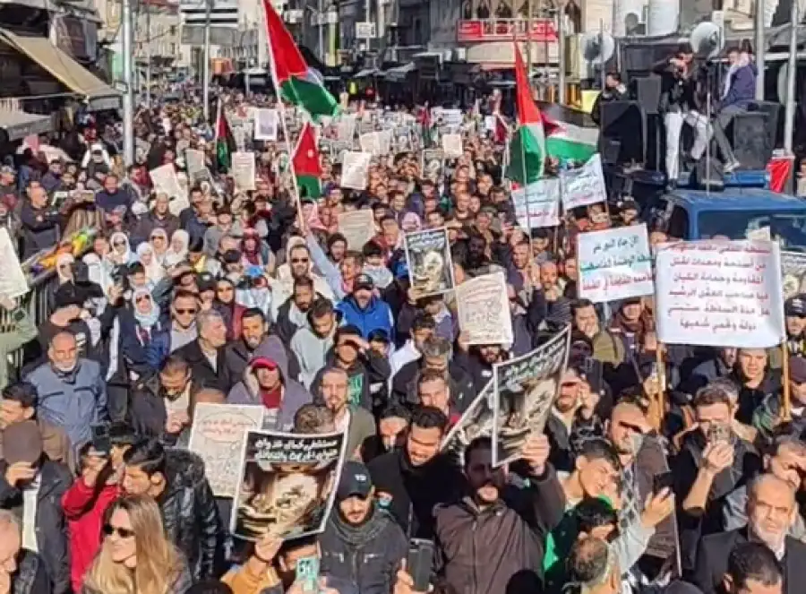مسيرة وسط البلد:أطماع الاحتلال لن تتوقف