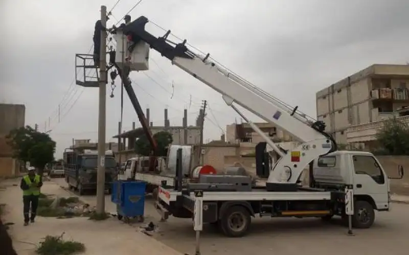 فريق فني أردني لتقييم الشبكة الكهربائية