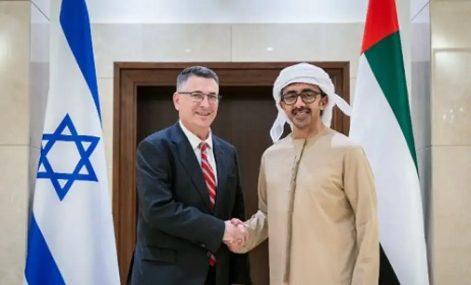 وزير خارجية الإمارات يستقبل نظيره الإسرائيلي