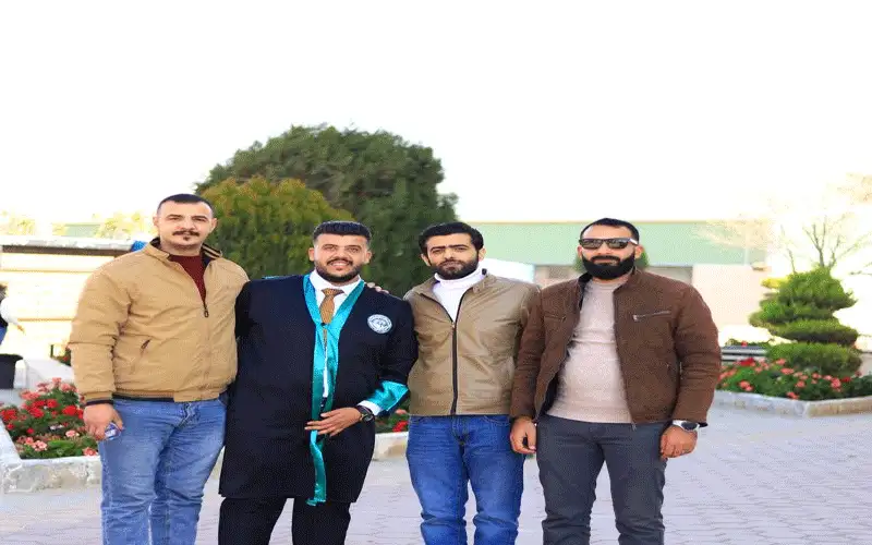 تهنئة ليزن الهروط من وسام القبيلات