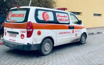 الاحتلال يستهدف سيارة الدفاع المدني الوحيدة