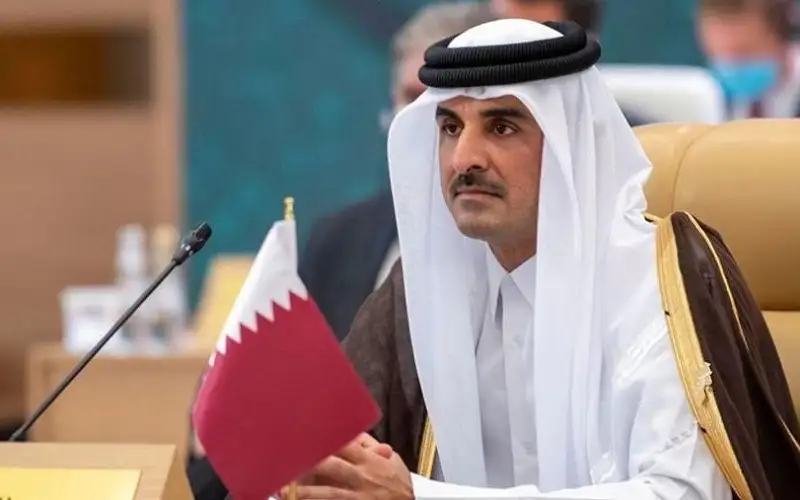 أمير قطر يستقبل وفد حركة حماس