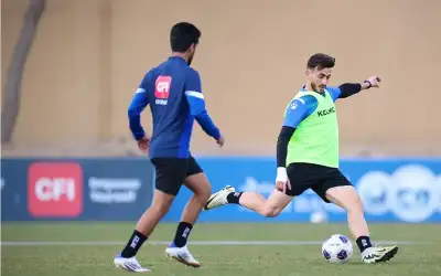 المنتخب الوطني لكرة القدم يختتم تدريباته