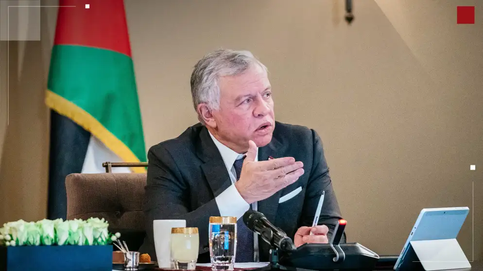 الملك: نرحب بوقف إطلاق النار في