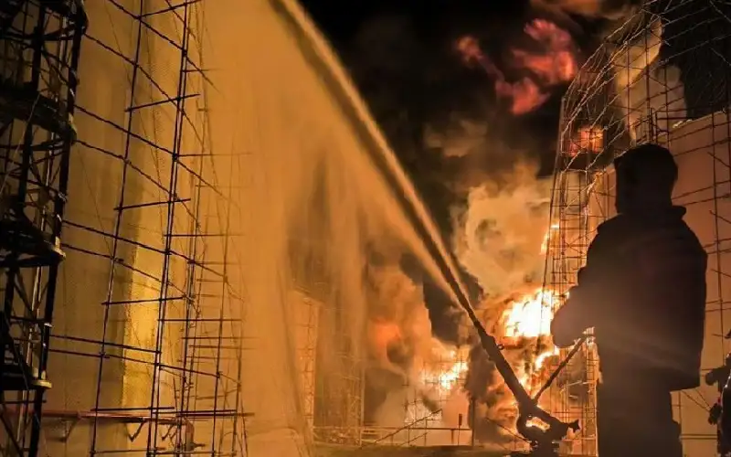 هجوم على مصنع للبارود في روسيا