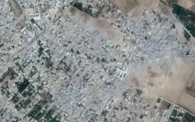 صور جوية تكشف دمارا يفوق الوصف