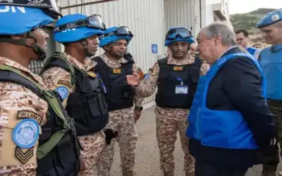 غوتيريش: احتلال إسرائيل لجنوبي لبنان يجب