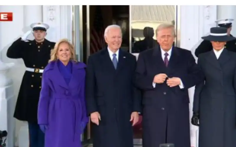 ترامب يصل البيت الأبيض للقاء بايدن