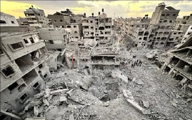 حرب غزة.. دمار شامل و10100 مجزرة