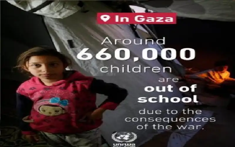 الأونروا: 660 ألف طفل في قطاع