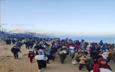 آلاف النازحين يعودون إلى شمال قطاع