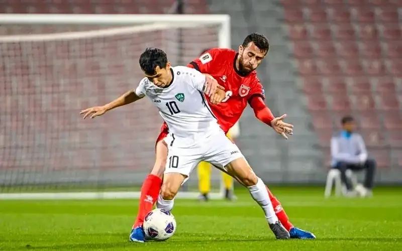 تعادل النشامى وأوزبكستان وديا