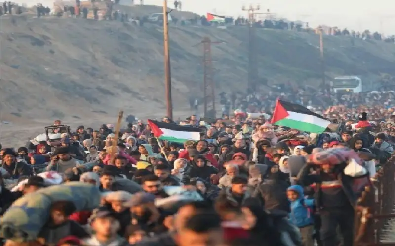 90 % من العائدين الى شمال