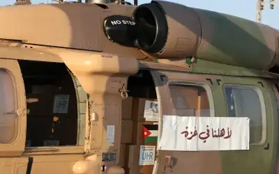 16 طائرة مساعدات جديدة تقلع إلى