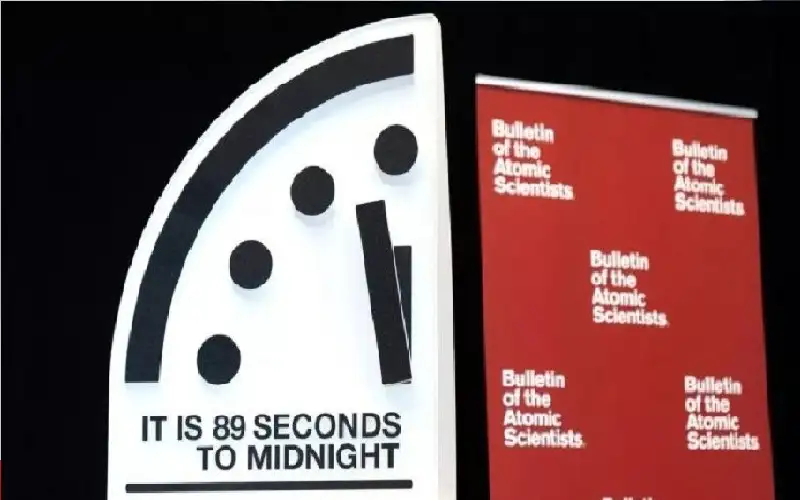 ساعة نهاية العالم تقترب ثانية واحدة