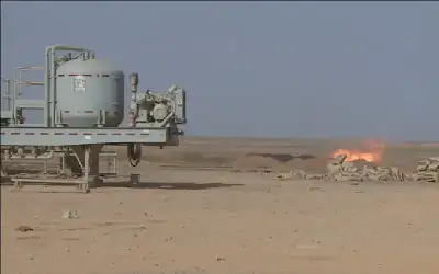 ارتفاع معدل إنتاج الغاز في حقل