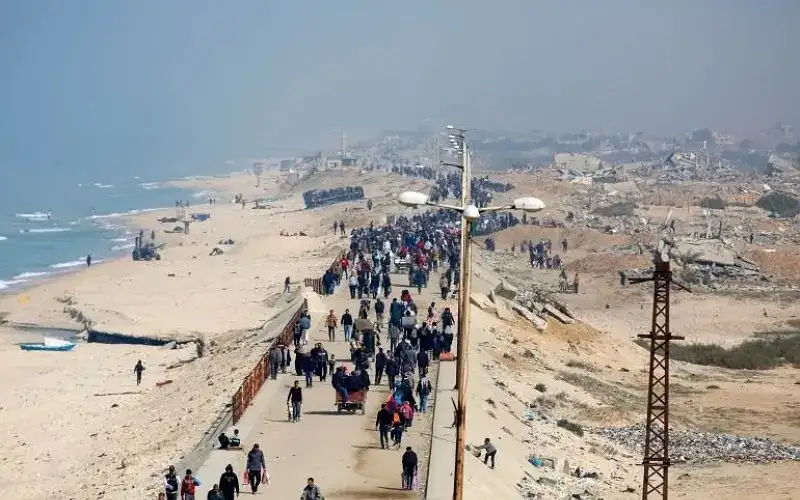 545 ألف فلسطيني عبروا إلى شمال