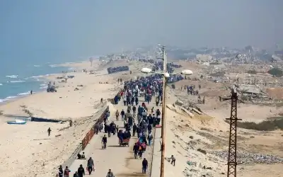 545 ألف فلسطيني عبروا إلى شمال