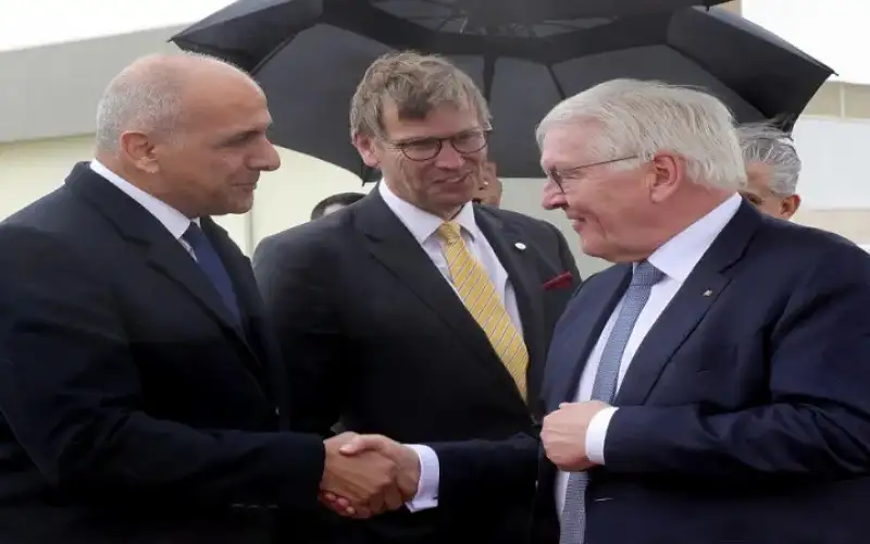 الرئيس الألماني يغادر الأردن بعد زيارة