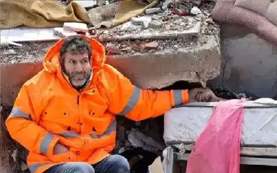 صاحب الصورة الأشهر في زلزال تركيا