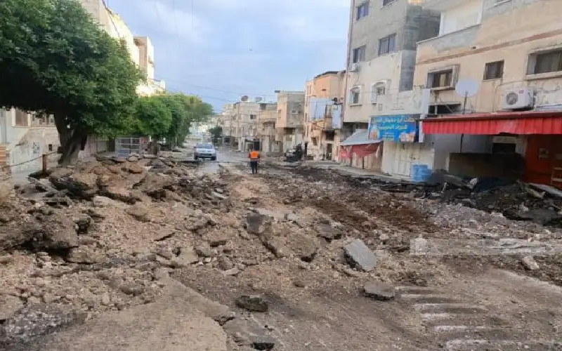 استشهاد سيدة وجنينها واصابة زوجها بجروح