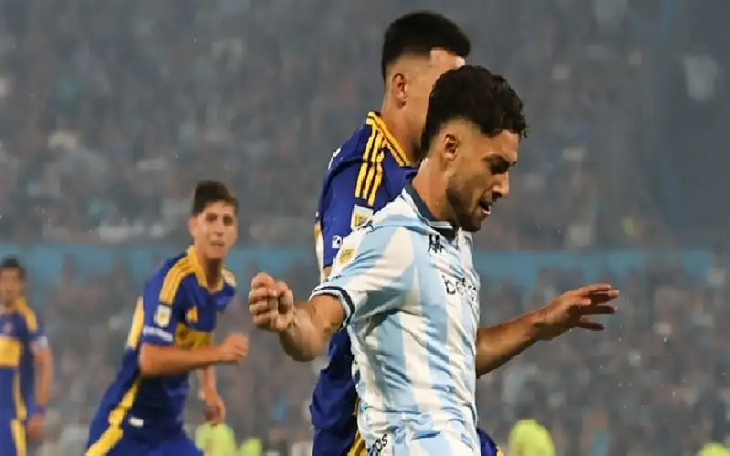 ريسنغ يهزم بوكا جونيورز ويتقدم للوصافة