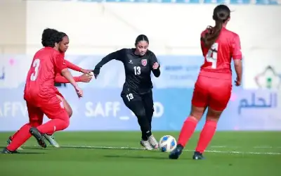 منتخب الناشئات يفوز على البحرين ويتأهل