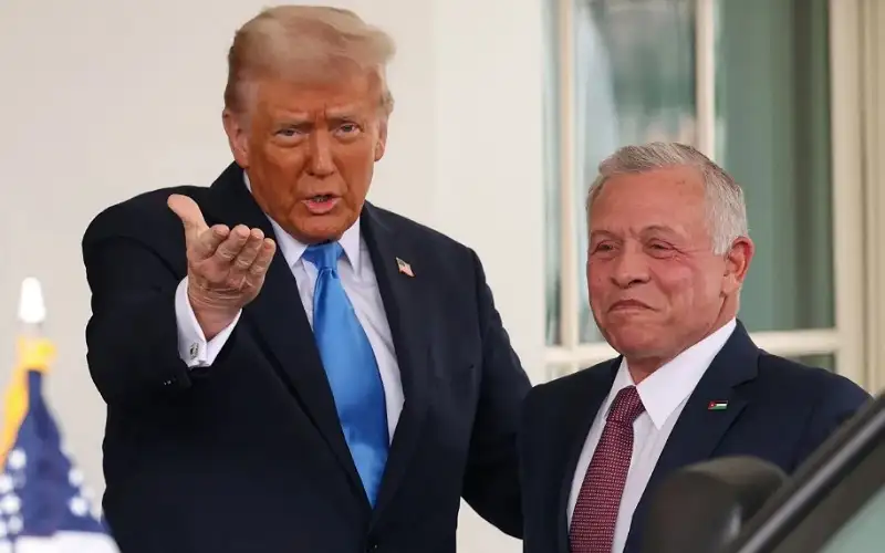 وصول الملك إلى البيت الأبيض للقاء