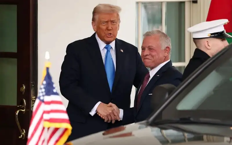 ترمب عن الملك عبدالله الثاني: إنه