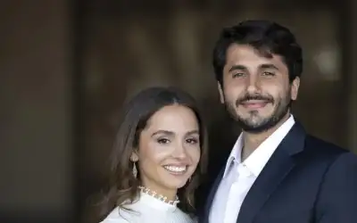 الأميرة إيمان والسيد جميل ترميوتس يرزقان