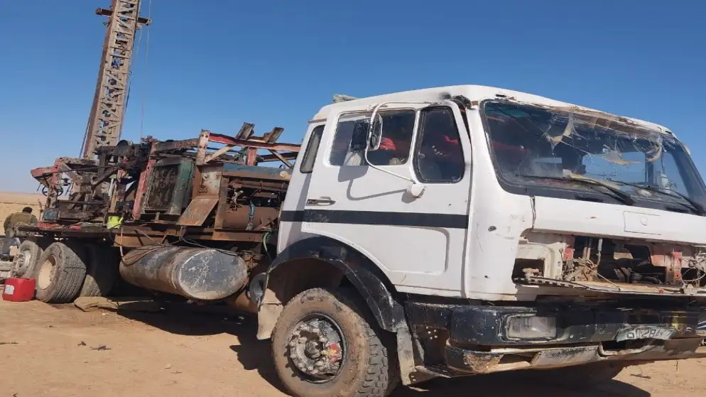 ضبط حفر بئر مخالفة في مناطق