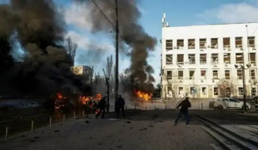 انفجارات عنيفة تهز كييف