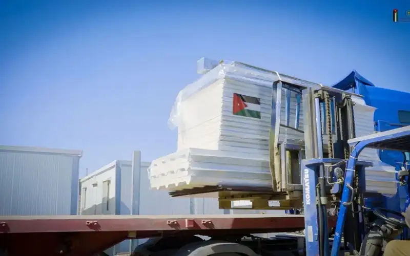 الخيرية الهاشمية: 30 كرفانا تم إرسالها