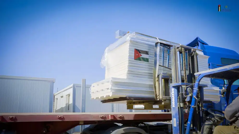 الخيرية الهاشمية: 30 كرفانا تم إرسالها