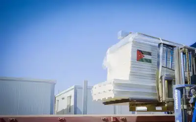 الخيرية الهاشمية: 30 كرفانا تم إرسالها