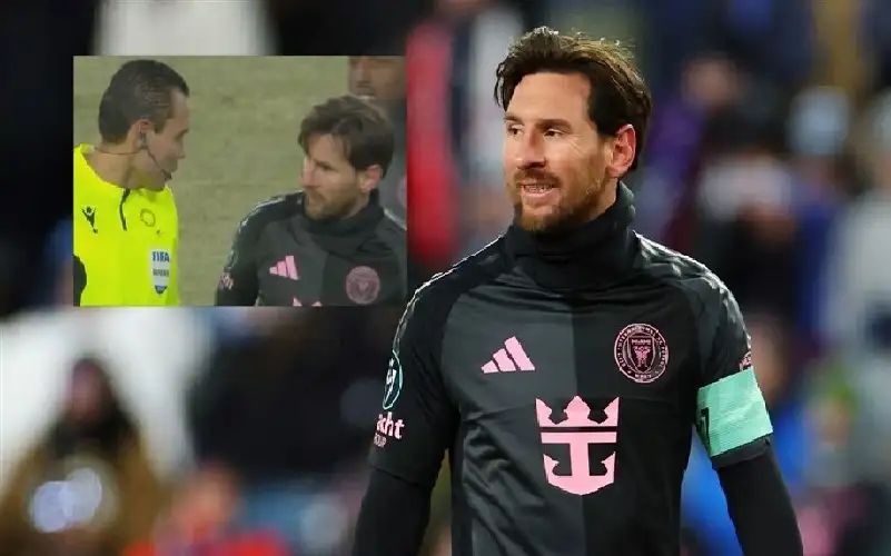 معاقبة حكم مكسيكي طلب توقيع ميسي