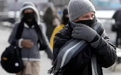 طقس العرب : الشعور بالبرودة القارسة