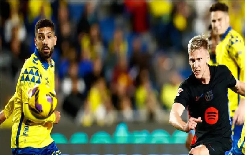 برشلونة يقضي على لاس بالماس ويستعيد