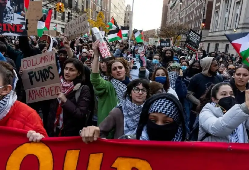 جامعة أميركية تفصل طالبين بسبب احتجاج