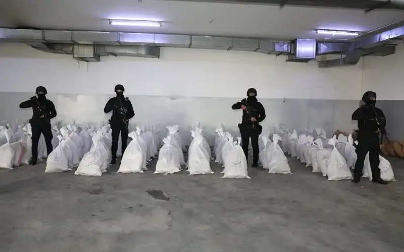 الأمن العام يتلف كميات كبيرة من