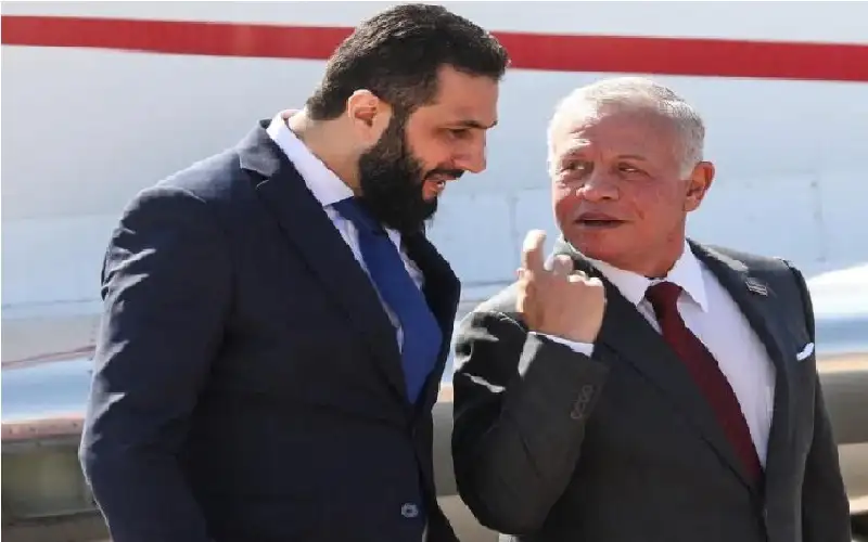 الملك على رأس مستقبلي الرئيس السوري