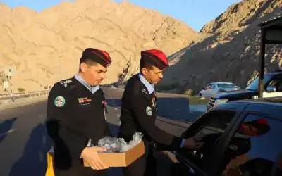الأمن: 15 محطة إفطار صائم موزعة