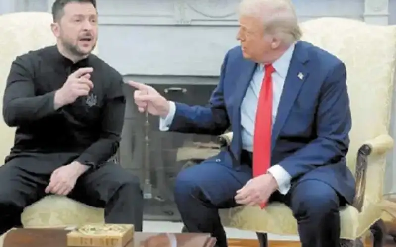 ترمب تناول الطعام المعد لـ زيلينسكي