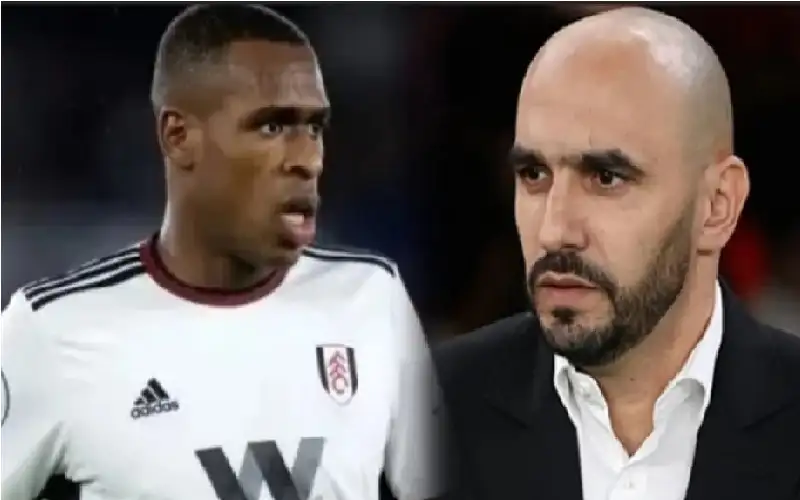 سجال قوي بين وليد الركراكي ومدافع