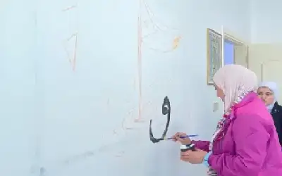 مركز شابات المزار ينظم نشاط رسم