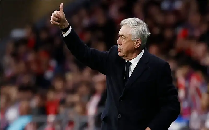 أنشيلوتي يكشف سبب تسديد روديغر الركلة