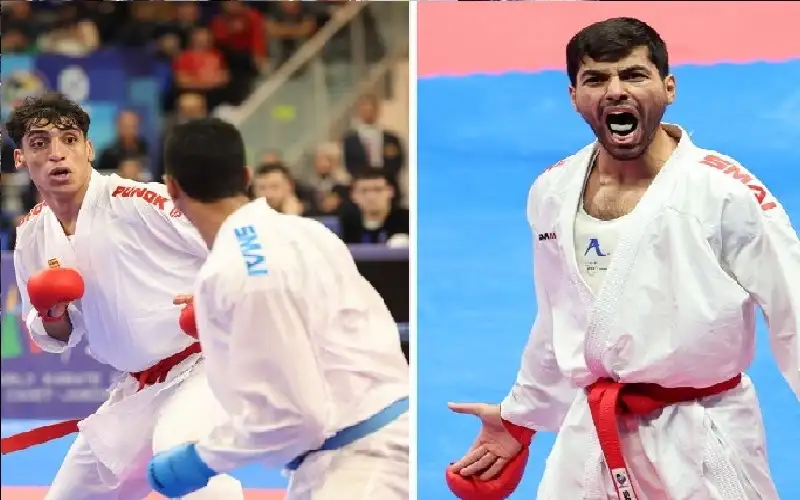 فضيتان للجعفري والمصاطفة بالدوري العالمي للكراتيه