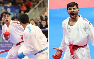 فضيتان للجعفري والمصاطفة بالدوري العالمي للكراتيه