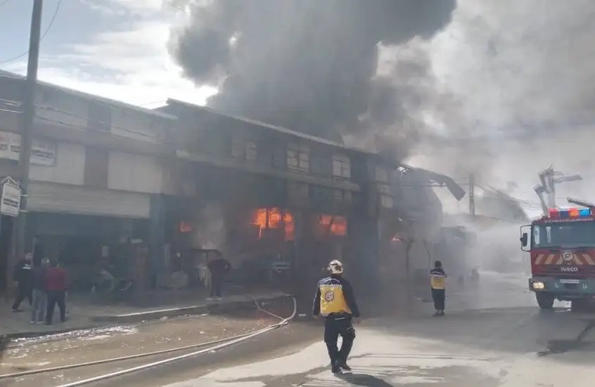 إصابات جراء انفجار صهريج وقود في